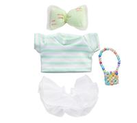 Doll Clothes For labub,2025 New 17cm Dolls Outfit Set,Adorable Dolls Clothes High-End Luxury Accessories Fashion