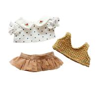 Doll Clothes Set For 7.9 Inch Doll Tops Pants Skirts Outfits Accessories Christmas Birthday Little Girls Doll Clothes