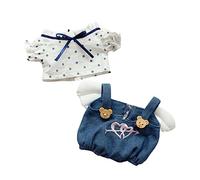 Doll Clothes Set For 7.9 Inch Doll Tops Pants Skirts Outfits Accessories Christmas Birthday Little Girls Doll Clothes