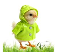 Doll Clothing, Comfortable Waterproof Rain Jacket for Pets, Chick Raincoat, for Use in the Backyard, Patio, Yard, Lawn, Indoor and Outdoor Spring