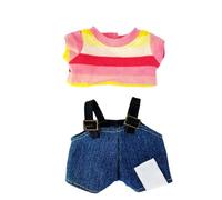 Doll Clothing DIY Kit Cultivating Children's Hands On Ability Unique Creativity Unlimited Creating Exclusive Doll Shapes! Gfm707 (Blue, 8cm)
