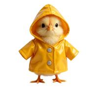 Doll costume, scratch-free, comfortable, waterproof, chick raincoat, for the patio, yard, lawn, backyard, outdoor and spring and summer