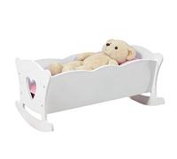 Doll Crib | Universal Cute Interactive Fun Nursery Furniture,Rocking Doll Bedding Play,for Boys Girls Kids Preschoolers Kindergarten Students