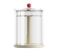 Doll Display Case, Clear Rotatable Toy Organizer Box, Dust Proof Design, Enclosed Showcase Stand for Bedroom, Bathroom, Home Decor, Party Collection, 9.45x13.39 inches