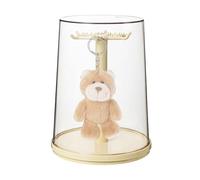 Doll Display Case - Display Box Presentation | Clear Collectibles Display | Clear Rotating Dustproof Shop Window | Protective Storage Box for Key Chains, Mini Figures, Action Figure