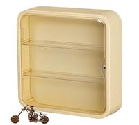 Doll Display Organizer - Multi-Level Storage Cabinet, Transparent Showcase Box | Figurine Arrangement Container, Magnetic Access Door Room Unit, Collection Storage Feature for Bedrooms for Display