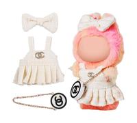 Doll Dress & Outfit Set for Labobo Dolls, La Blind Box Bubu, Doll Dress, Doll Hats, Doll Clothes 18 cm, 17 cm, Doll Accessories, Doll Clothing, Gift for Collectors, Dresses, Hair Bands, Mini Bags