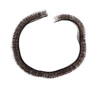 Doll Eyelashes for BJD Dolls, Plastic, 200x8mm, Soft and Trimmable, 5 Pieces (Black)