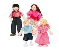 Doll Family - My Family Of 4 Wooden Dolls