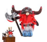 Doll for Kids, Knight Plush Gnome Doll, Figurine Decor Indoor, Gnomes Decorations for Home, Handcrafted Cute Gnomes for Kitchen Table Ornaments