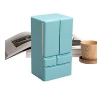 Doll Fridge,1:12 Scale Small Refrigerator Home Decor - Doll House Accessories, Toy Kitchen Products Furniture for Small Home Kitchen