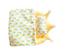 Doll Furniture, Bedding Set, Play Accessories, 12.6x11.81 Inches, Decorative Bedroom Pieces Role Play, Great for Kids Girls Boys Collectors Children Son Daughter Pretend Playtime Fun
