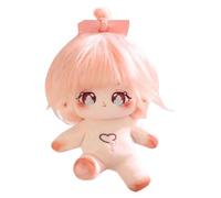 Doll Girl Stuffed - Cotton Plush Toy, Cute Changeable Outfit Doll | Multipurpose Indoor Tabletop Decor Figure Living Room Display, Children's Room Ornament Pram Companion for Girls' Playtime