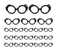 Doll Glasses Set - 20 Piece Lensless Mini Eyewear Pack, Dress Up Costume Accessories For 7-12 Inch Dolls, Creative Toy Styling Props | DIY Fashion Decoration Set For Doll Collection Play And Crafts Us