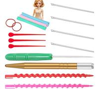 Doll Hair Rooting Tool Anti-Breakage Tips Anti-Slip Grip