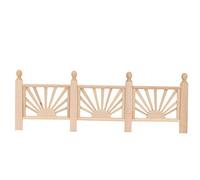 Doll House Handrail, 1:12 Dollhouse Wooden Handrail Dollhouse Garden DIY Decoration Accessories Educational Kids Gift for Boys Girls