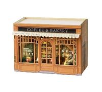 Doll House Kit | Model Kits Crafts Miniature House Room Idea | Realistic Wooden Puzzle Miniature Making Kit for Families, Children Lovers