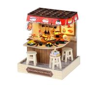 Doll House Kits - Wood Mini Houses Building | DIY Creative Rooms, Wide Compatibility, Stress Relieving Construction Process, for Living Room Bedroom Kitchen Apartment Christmas Holiday