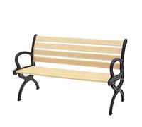 Doll House Park Bench Small - Mini Garden Furniture Toy, 1 12 Scale Decorative Bench | Realistic Design Enhances Landscaping Scenes Ideal For Children Boys Pupils Teens Creative Play Home