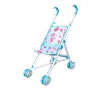 Doll, Imaginative Role Play Accessory, Stable, Foldable Structure for Walks, Suitable for Children, Girls, Boys, Decorative Glue, Blue