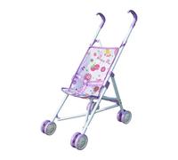 Doll, Imaginative Role Play Accessory, Stable, Foldable Structure for Walks, Suitable for Children, Girls, Boys, Decorative Glue, Purple