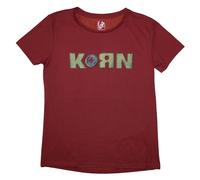 Doll Issues Womens T Shirt Korn Red L