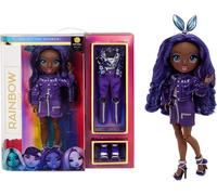 Rainbow High Fashion Doll - Krystal Bailey - Indigo Themed Doll, Luxury Outfits, Accessories and Fashion Doll Stand Series 2 For Girls Age 6plus
