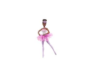 Doll | Magical Ballerina Doll | Black Hair | Light-Up Feature | Tiara and Purple Tutu | Ballet Dancing | Poseable | Kids Toys, HLC26