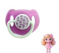 Doll Magne/tic Pacifier, Magne/tic Pacifier Toy for Dolls, Magne/tic Dum/My for Baby Do/ll Accessories, Role-Play Do/lls Accessories, Safe & Durable Mag/netic Dumm/ies=(Purple)