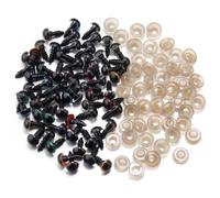 Doll Making Eyes 50Pcs Reusable | Reusable Snap-on Design, Easy Sew Or Glue Install, Stuffed Animal/plush Making Use