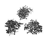 Doll Making Supplies, 150 Pair Glass Eyes Kits Mini Black Eyes 2/3/4mm Assortment for Needle Felting Bears Dolls Decoys Sewing