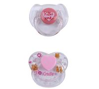 Doll Pacifier for Dolls, 2 Pcs Magnetic Puppet for Reborn Dolls, Reborn Doll Accessories, Magnetic Pacifier Toy, Simulation Kids Born Accessories, Pretend Role Play Toy for Children 3 Years+