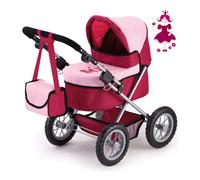 Bayer Design 13014AA Dolls Pram Trendy, stroller, foldable, height-adjustable ha