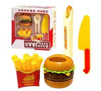 Doll Role-Playing Feeding Toy - Simulated Hamburger Pretend Cooking Set, Automatic Meal Delivery Accessory, Engaging Imagination Training Tool, Creative Snack Playset | Children Indoor Nursery