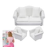 Doll Sofa - Modern Doll Sofa, Plush Doll Sofa | Doll Furniture Sofa, Realistic Doll Sofa, Dolls House Sofa Furniture, Home Decor