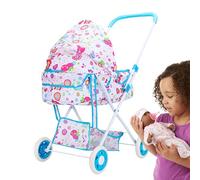 Doll Stroller - High Chair Carriage for | High Strength Spacious Realistic Doing Play for Childrens Day Thanksgiving Birthday