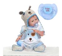 Doll Teether Set - Magnetic Pacifier Toy for Dolls, Safe Pretend Play Accessories with Easy Grip Design, Ideal for Kids Role Play Feeding Fun and Learning