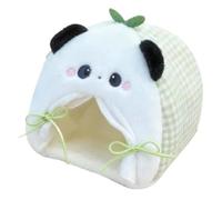 Doll Tent Bed - 3.94in Plush Mini Furniture, Panda Mouse Bear Design Playhouse, Stuffed Animal Sleeping Nook, PP Cotton Kids Room Decor | Imaginative Pretend Play Accessory for Bedroom Desktop Display