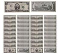 Dollar Bill Banknote - Realistic Movie Prop Fake Money Set for Educational Pretend Play and Financial Learning with Paper Currency Boys, Girls, Teens, Adults, Compact Toy Gift 5.91in