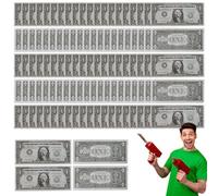 Dollar Bill Banknote Realistic Play Money - Educational Toy for Kids | Printed Paper with Durable Texture, Learning Tool for Counting and Role Play, Fun Classroom or Home Activity 5.91x2.44 in
