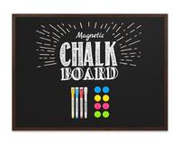 DOLLAR BOSS Magnetic Large Chalkboard 90x120cm Blackboard for Walls