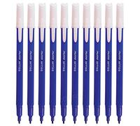 DOLLAR Econ-X Felt Tip Colouring Pens, BLUE, Fine Point, Pack of 50, Ideal for Colour Write Draw Sketch Mark, Multipack for School Office Home Use