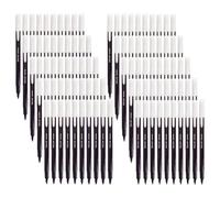 DOLLAR Econo Felt Tip Colouring Pens, BLACK, Fine Point (0.5mm), Pack of 100, Ideal for Colour Write Draw Sketch Mark, Single Colour Felt Tip Pens