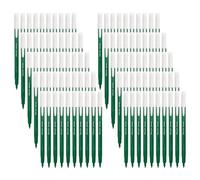DOLLAR Econo Felt Tip Colouring Pens, GREEN, Fine Point (0.5mm), Pack of 100, Ideal for Colour Write Draw Sketch Mark, Single Colour Felt Tip Pens