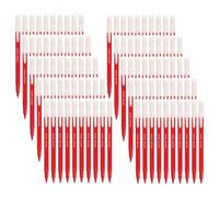 DOLLAR Econo Felt Tip Colouring Pens, RED, Fine Point (0.5mm), Pack of 100, Ideal for Colour Write Draw Sketch Mark, Single Colour Felt Tip Pens