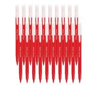 DOLLAR Econo Felt Tip Colouring Pens, RED, Fine Point (0.5mm), Pack of 20, Ideal for Colour Write Draw Sketch Mark, Single Colour Felt Tip Pens
