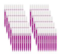 DOLLAR Econo Felt Tip Colouring Pens, VIOLET, Fine Point (0.5mm), Pack of 100, Ideal for Colour Write Draw Sketch Mark, Single Colour Felt Tip Pens