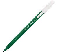 DOLLAR EcoStic Felt Tip Colouring Pens, GREEN, Pack of 10, Fine Point, OPack Colour Pens, Write Draw Sketch, Ideal for School Office Home Classroom Use