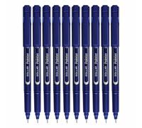DOLLAR ePointer Fineliner Pens, BLUE, Extra Fine (0.3mm), Pack of 10