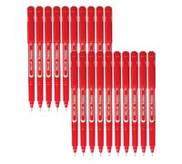 DOLLAR ePointer Fineliner Pens, RED, Extra Fine (0.3mm), Pack of 20